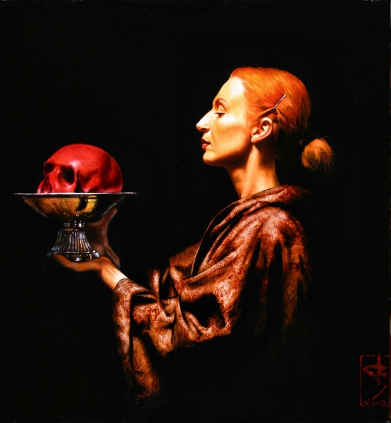 2007 Red skull 70x72